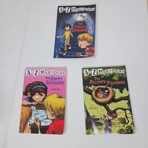 (8) Children's Adventure Chapter Book Bundle A-Z Mysteries Hardy Boys Ages 6-9 - Picture 6 of 9